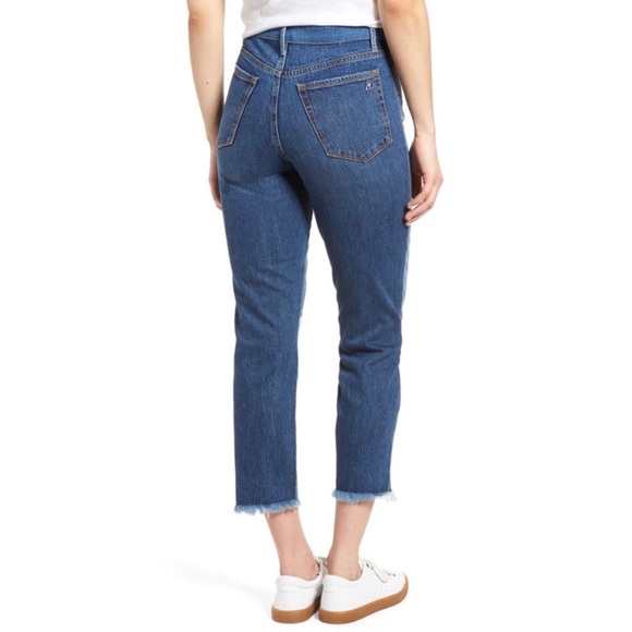 Sam Edelman MARY JANE Fringe Hem Contrast Jeans - Picture 3 of 12